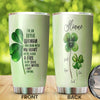 Camellia Persionalized Irish Woman I Was Born With My Heart Oh My Sleeve A Fire In My Soul And A Mouth I Cant ControlStainless Steel Tumbler - Customized Double - Walled Insulation Travel Thermal Cup With Lid