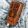 Camellia Personalized Black Queen Unapologetically Dope Stainless Steel Tumbler - Customized Double-Walled Insulation Travel Thermal Cup With Lid
