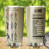 Camellia Personalized History Of American Firefighter  Stainless Steel Tumbler-Double-Walled Insulation Gift For American Firefighter American Fireman