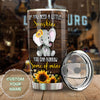 Camellia Personalized Baby Elephant If You Need A Littele Of Sunshine Stainless Steel Tumbler-Thermal Flask Travel Therma Cup With Lid