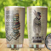 Camellia Personalized You Can't Buy Happiness But You Can Buy Book Stainless Steel Tumbler - Double-Walled Insulation Vacumm Flask - Gift For Book Lovers, Nerd, International Book Day