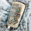 Camellia Personalized You Can't Buy Happiness But You Can Buy Book Stainless Steel Tumbler - Double-Walled Insulation Vacumm Flask - Gift For Book Lovers, Nerd, International Book Day