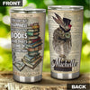 Camellia Personalized You Can't Buy Happiness But You Can Buy Book Stainless Steel Tumbler - Double-Walled Insulation Vacumm Flask - Gift For Book Lovers, Nerd, International Book Day