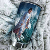 Camellia Personalized Be Strong Brave Fearless Christ Walking On Water  Stainless Steel Tumbler-Double-Walled Insulation Travel Cup With Lid