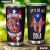 Camellia Personalized Chicken Gallero De Puerto Rigo Its In My DNA Stainless Steel Tumbler - Customized Double-Walled Insulation Travel Thermal Cup With Lid