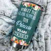 Camellia Personalized Nurse Princess Scrubs Stainless Steel Tumbler - Double-Walled Insulation Vacumm Flask - Gift For Nurse, Christmas Gift, International Nurses Day