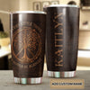 Camellia Persionalized Every Little Thing Is Gonna Be Alright Stainless Steel Tumbler - Customized Double - Walled Insulation Thermal Cup With Lid