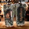 Camellia Personalized Horse Gifts Stainless Steel Tumbler - Double-Walled Insulation Vacumm Flask - Gift For Horse Lovers, Cowgirls, Cowboys, Perfect Christmas, Thanksgiving Gift