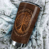 Camellia Persionalized Every Little Thing Is Gonna Be Alright Stainless Steel Tumbler - Customized Double - Walled Insulation Thermal Cup With Lid