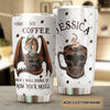 Camellia Personalized Dragon Touch My Coffee And I Will Drink It From Your Skull Stainless Steel Tumbler - Customized Double-Walled Insulation Travel Thermal Cup With Lid Gift For Coffee Lover