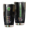 Camellia Personalized Pool Table Billiard Stainless Steel Tumbler-Double-Walled Insulated Gift For Golf Player 03