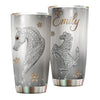 Camellia Personalized Horse Jewelry Style Stainless Steel Tumbler - Double-Walled Insulation Vacumm Flask - Gift For Horse Lovers, Cowgirls, Cowboys, Perfect Christmas, Thanksgiving Gift 02