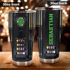 Camellia Personalized Pool Table Billiard Stainless Steel Tumbler-Double-Walled Insulated Gift For Golf Player 03