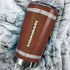 Camellia Personalized Football Facts  Stainless Steel Tumbler - Customized Double-Walled Insulation Travel Thermal Cup With Lid Gift For Footballer