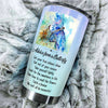 Camellia Personalized Butterfly Advice Take Time To Smell Flowers Stainless Steel Tumbler - Double-Walled Insulation Vacumm Flask - For Thanksgiving, Memorial Day, Christians, Christmas Gift