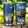 Camellia Personalized We Do Not make Friends We Recognize Them Stainless Steel Tumbler-Double-Walled Travel Therma Cup With Lid Gift For Bestfriend Couple