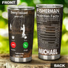 Camellia Personalized Fisherman Sorry I Missed The Call I Was On My Other Life Stainless Steel Tumbler - Customized Double-Walled Insulation Travel Thermal Cup With Lid