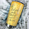 Camellia Personalized Kind Word Are Like Honey Stainless Steel Tumbler - Double-Walled Insulation Vacumm Flask - Gift For Bee Keepers, Bee Lovers