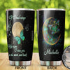 Camellia Personalized Butterfly If I Had Wings I Would Fly To You Stainless Steel Tumbler - Double-Walled Insulation Vacumm Flask - For Thanksgiving, Memorial Day, Christians, Christmas Gift