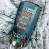 Camellia Persionalized 3D Mermaid Rides Seahorse Stainless Steel Tumbler - Customized Double - Walled Insulation Thermal Cup With Lid