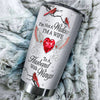 Camellia Personalized I'm Not A Window I'm A Wife Loving Quotes From Wife To Husband  Stainless Steel Tumbler-Double-Walled Insulation  Cup With Lid Gift For Couple