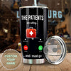 Camellia Personalized Nurse The Patient Are Calling Stainless Steel Tumbler - Double-Walled Insulation Vacumm Flask - Gift For Nurse, Christmas Gift, International Nurses Day