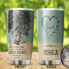Camellia Personalized Once Upon A Time There Was A Girl Who Really Loved Books Stainless Steel Tumbler - Double-Walled Insulation Vacumm Flask - Gift For Book Lovers, Nerd, International Book Day