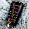 Camellia Personalized Butterfly  My Mind Still Talk To You Stainless Steel Tumbler - Double-Walled Insulation Vacumm Flask - For Thanksgiving, Memorial Day, Christians, Christmas Gift