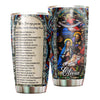 Camellia Personalized Christ Family God Says You Are Stainless Steel Tumbler-Double-Walled Insulation Travel Cup With Lid