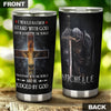 Camellia Personalized I Would Rather Stand With God Stainless Steel Tumbler-Wall Insulated Cup With Lid Travel Mug