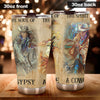 Camellia Personalized Horse Lover Cowgirl Soul Stainless Steel Tumbler - Double-Walled Insulation Vacumm Flask - Gift For Horse Lovers, Cowgirls, Cowboys, Perfect Christmas, Thanksgiving Gift