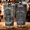 Camellia Personalized First In Last Out Stainless Steel Tumbler-Double-Walled Insulation Gift For Firefighter Fireman 04