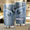 Camellia Personalized 3D Eye Dragon Stainless Steel Tumbler - Customized Double-Walled Insulation Travel Thermal Cup With Lid Gift For Dragon Lover