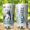 Camellia Personalized Bigfoot Saw Me But Nobody Believes Him Stainless Steel Tumbler - Double-Walled Insulation Vacumm Flask - Gift For Bigfoot Fans