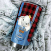 Camellia Personalized Just A Girl Who Loves Elephants Stainless Steel Tumbler-Double-Walled Insulated Gift For Elephant Lover Animal Lover