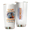 Camellia Personalized Horse To My Wife Stainless Steel Tumbler - Double-Walled Insulation Vacumm Flask - Gift For Horse Lovers, Cowgirls, Cowboys, Perfect Christmas, Thanksgiving Gift For Wife
