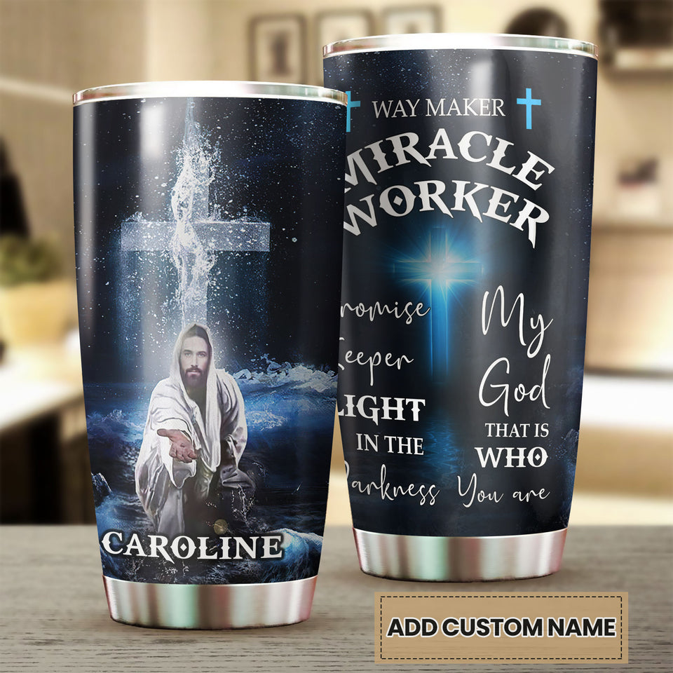 Camellia Personalized God That Is Who You Are  Stainless Steel Tumbler- Double-Walled Insulation Travel Tharma Cup With Lid