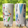 Camellia Personalized 3D Medical Equipment Drugs Blouse Stainless Steel Tumbler - Customized Double-Walled Insulation Travel Thermal Cup With Lid Gift For Doctor Nurse