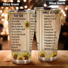 Camellia Persionalized Bible Verses God Says Stainless Steel Tumbler - Customized Double - Walled Insulation Travel Thermal Cup With Lid Gift For Christian
