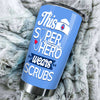 Camellia Personalized Nurse Hero Stainless Steel Tumbler - Double-Walled Insulation Vacumm Flask - Gift For Nurse, Christmas Gift, International Nurses Day