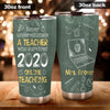 Camellia Persionalized Never Underestimate A Teacher Who Survived 2020 Online Teaching Stainless Steel Tumbler - Customized Double - Walled Insulation Travel Thermal Cup With Lid Gift For Teacher
