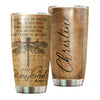 Camellia Personalized Dragonfly What A Wonderful World Stainless Steel Tumbler-Double-Walled Travel Therma Cup With Lid