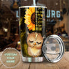 Camellia Personalized Owl She Has Fire In Her Soul Grace In Her Heart Stainless Steel Tumbler - Customized Double-Walled Insulation Travel Thermal Cup With Lid