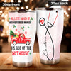 Camellia Personalized Jolliest Bunch Of Registered Nurse Stainless Steel Tumbler - Double-Walled Insulation Vacumm Flask - Gift For Nurse, Christmas Gift, International Nurses Day