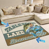 Personalize Fishing Rug 05222 - durable non-skid rubber backing and vibrant print detail