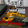 Personalized Rio Grande Railroad Rug 05303 - low-pile machine washable decorative area rug floor preview