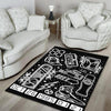Btf Rug Back to the Future Marty Mcfly Delorean Dmc Bttf 02361 - low-pile machine washable decorative area rug floor preview