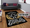 Personalized Tattoo Studio Rug 07181 - durable non-skid rubber backing and vibrant print detail