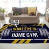 Personalized Home Gym Rug 06572