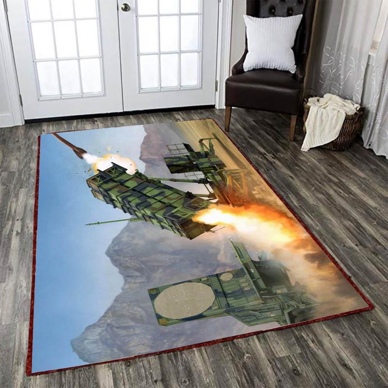 Mim104 Rug Mim 104 Patriot 05066 - durable non-skid rubber backing and vibrant print detail